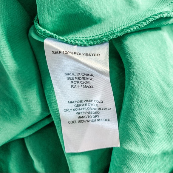 NWT MODCLOTH Midi Slip Dress Green Small - Picture 3 of 4